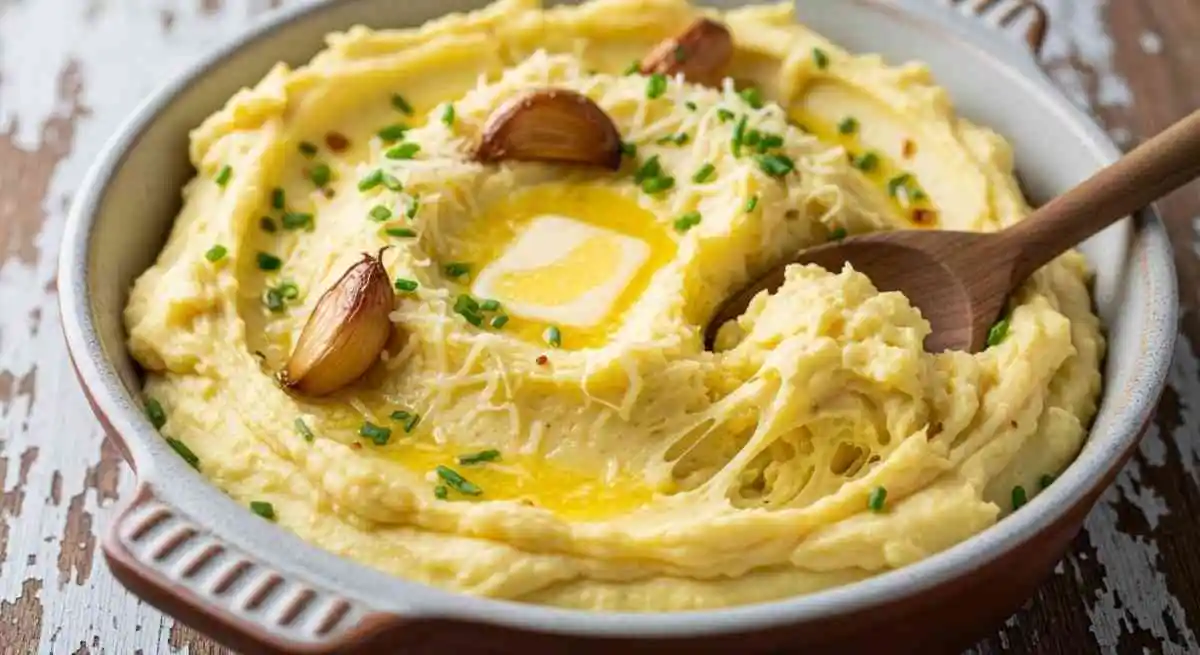 Best-Ever Cheesy Garlic Mashed Potatoes Recipe