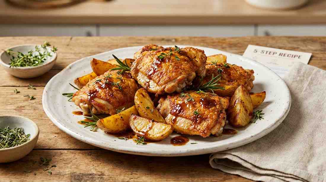 Easy 5‑Step Chicken Thighs and Potatoes Recipe