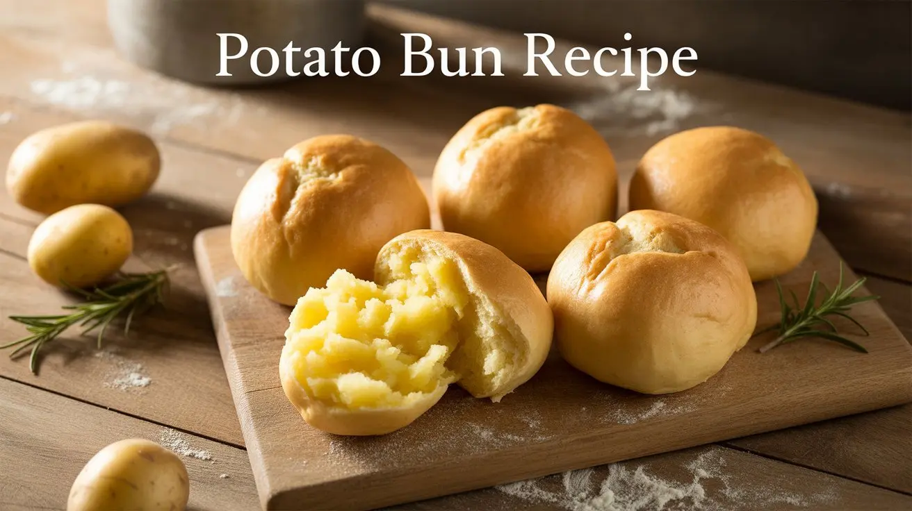 5-Ingredient Potato Bun Recipe Soft & Irresistible