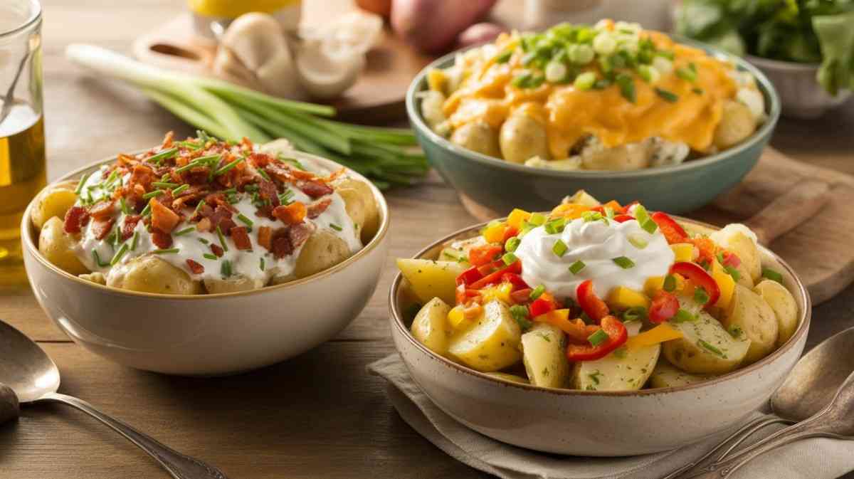 3 Loaded Potato Salad Recipes, Flavor-Packed & Easy