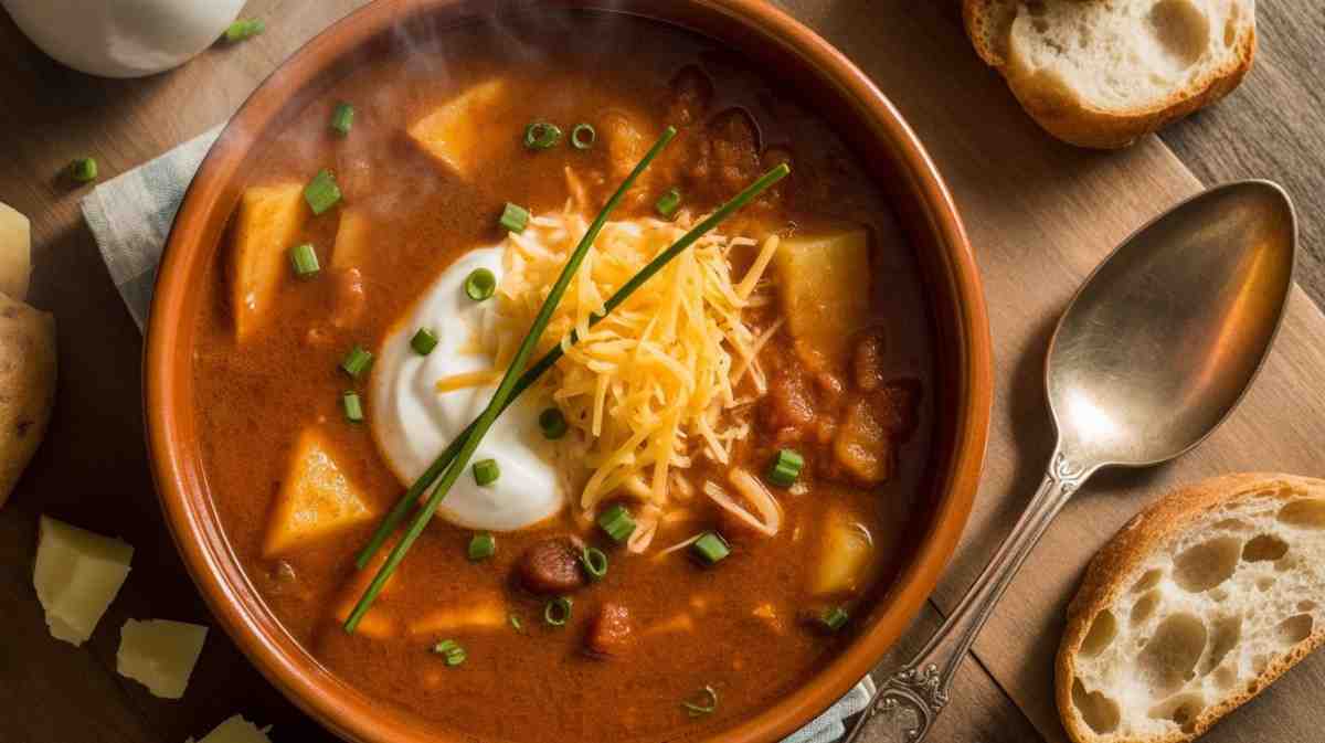 Best Chili Potato Soup Recipe – Creamy & Loaded